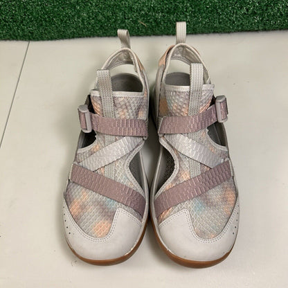 Chaco Odyssey All Terrain Sandals Women 9-9.5 Gray Purple Hiking Outdoor Comfort