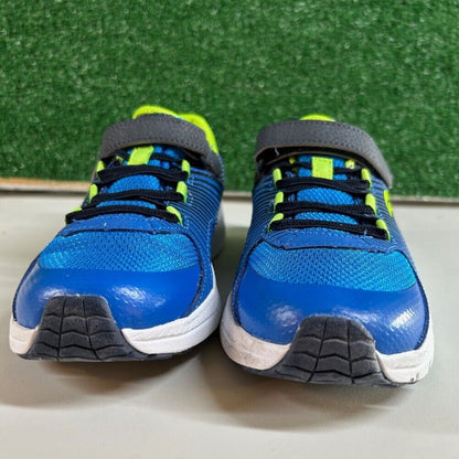 Saucony Velocer Hook & Loop Running Shoes Sneakers Blue/Green Kids Size 2Y