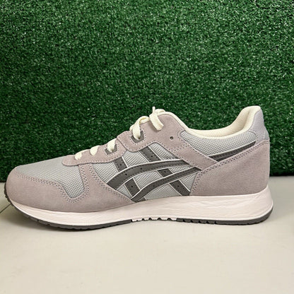Asics Lyte Classic Mens 9 Gray Shoes Sneaker Athletic Suede Casual Comfort NEW