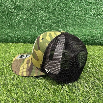 Los Angeles Angels New Era Trucker Hat Cap Mens Camo Snapback Baseball MLB NEW