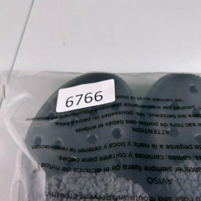 Crocs Classic Blitzen IV Lined Clog Fuzzy Fur Slip On Comfort Black Womens 7 New