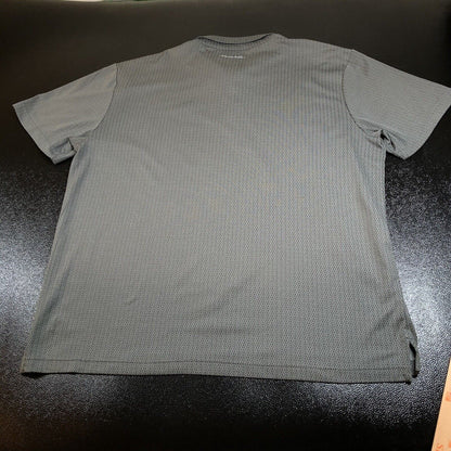 Travis Mathew Polo Shirt Mens XXL 2XL Gray Geometric Golf Athletic Short Sleeve