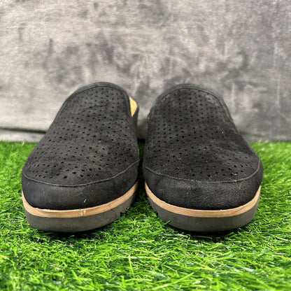 Franco Sarto Haiku Loafers Womens 10 M Black Suede Shoes Slip On Comfort Casual