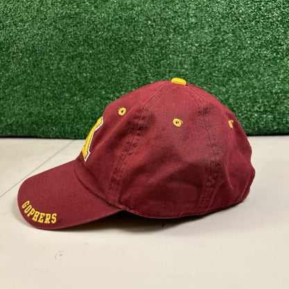 Minnesota Gophers Baseball Hat Cap Mens Strapback Maroon Gold Logo College