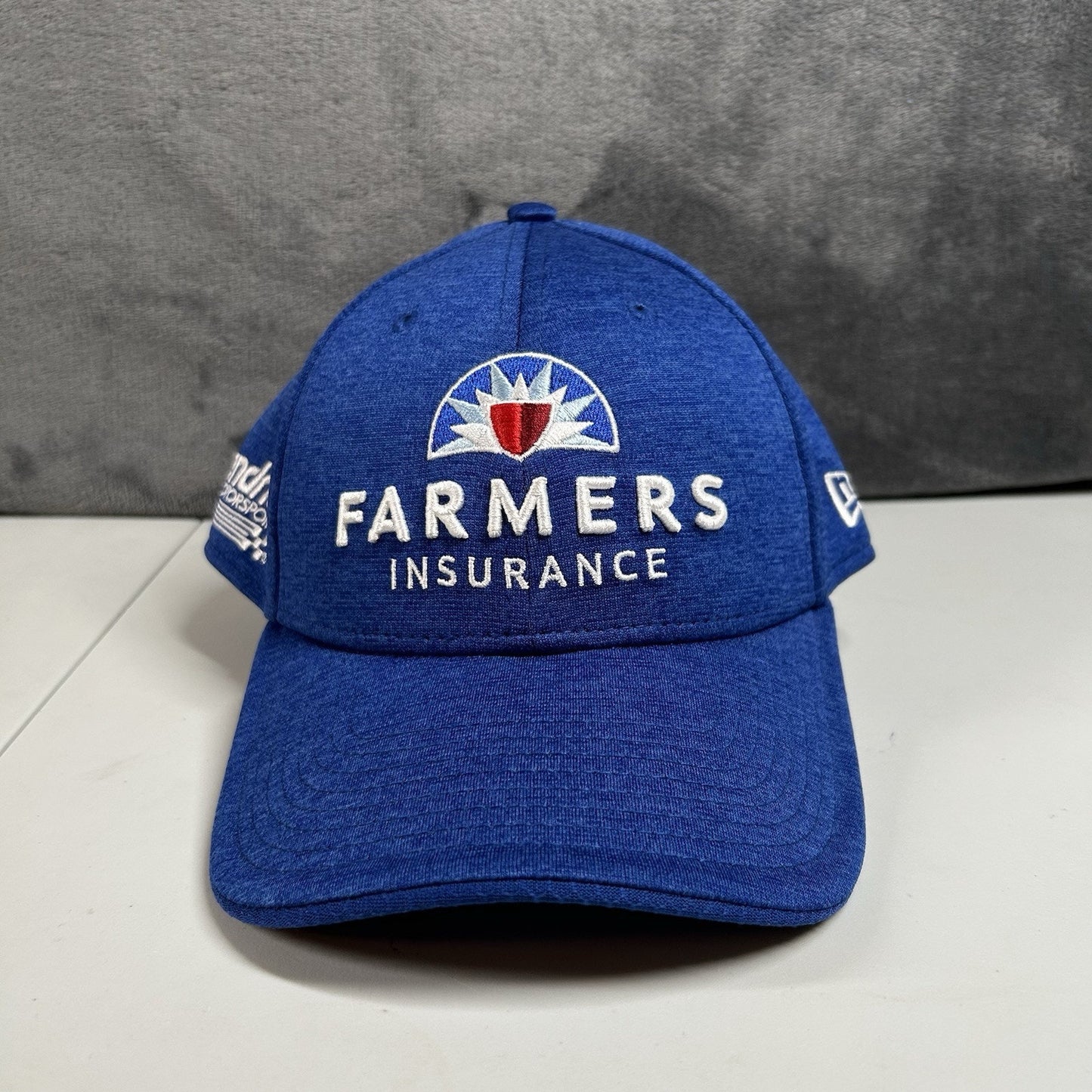 Farmers Insurance Nascar Hat Cap Mens Strap Back Blue Kasey Kahne #5 New Era