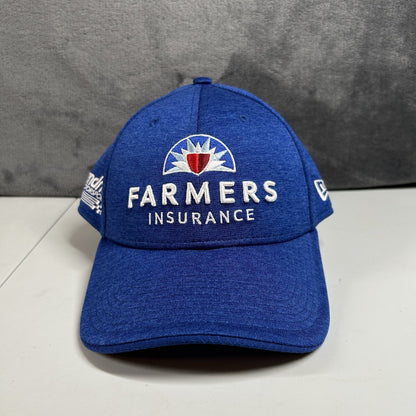 Farmers Insurance Nascar Hat Cap Mens Strap Back Blue Kasey Kahne #5 New Era