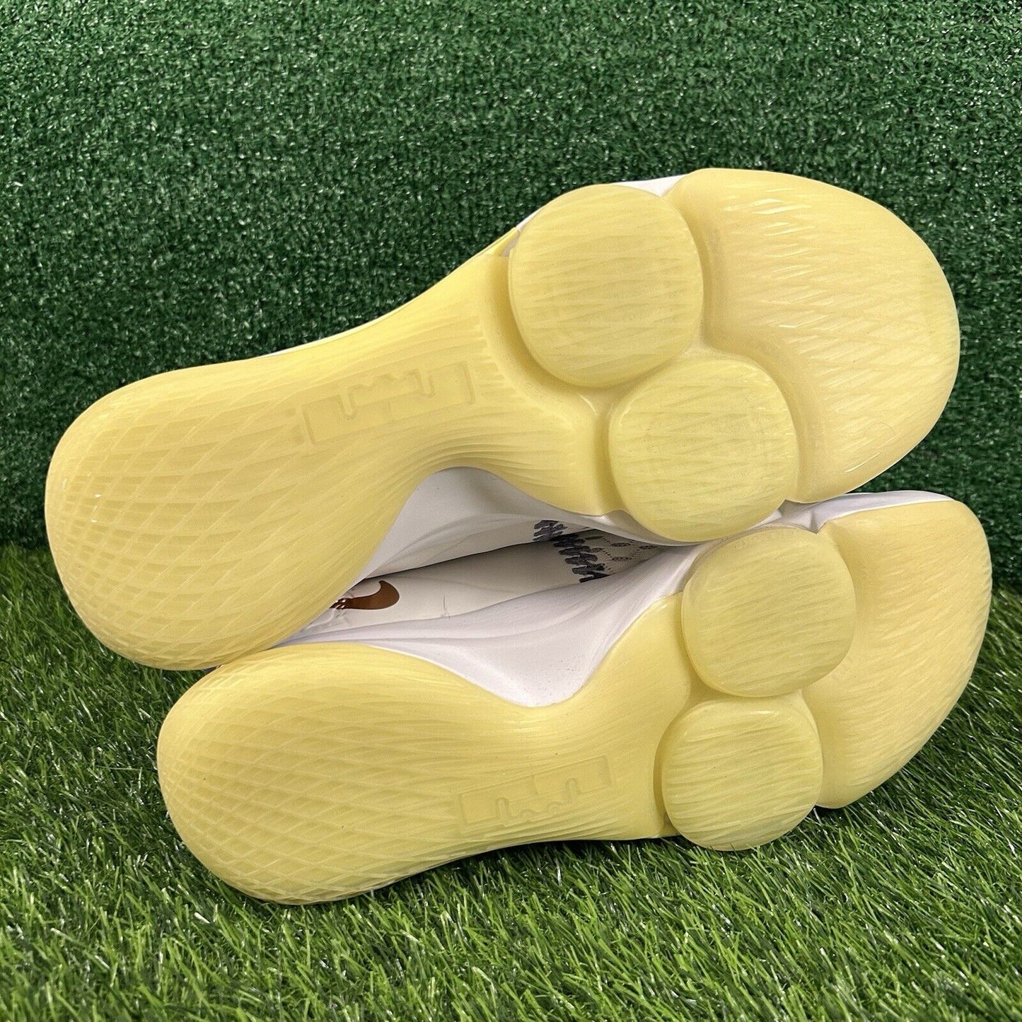 Nike Lebron Witness V Mens 11.5 Purple White Shoes Sneakers Basketball NEW