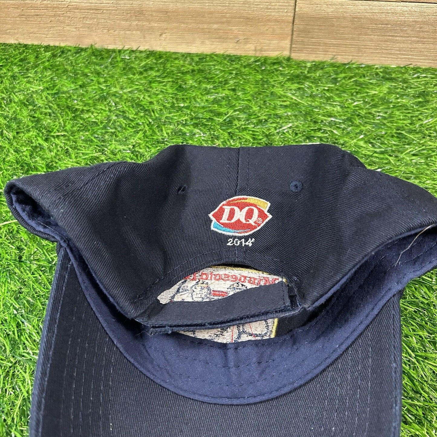 Minnesota Twins Hat Cap Mens Navy Strapback Paul & Minnie Big Logo Dairy Queen