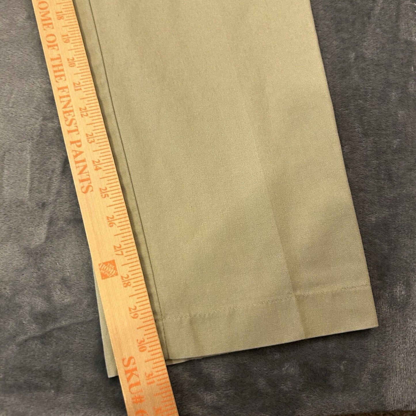 Dickies Chino Pants Mens 34x32" Brown Straight Work Canvas Wrokwear Casual