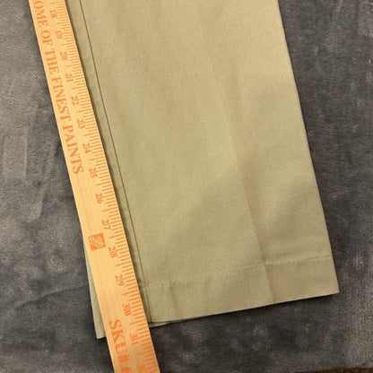 Dickies Chino Pants Mens 34x32" Brown Straight Work Canvas Wrokwear Casual