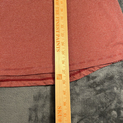 Columbia Shirt Mens XXL 2XL Red Striped Long Sleeve Omni-Wick Camp Outdoor