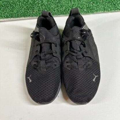 Puma Softride Enzo Sneakers Kids Athletic Running Shoes Black 3.5Y (See Pics)