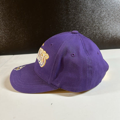 Minnesota Vikings Hat Cap Mens Strapback Purple Yellow Reebok NFL Football Y2K