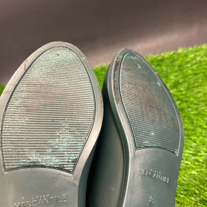 J Crew Chelsea Rain Boots Womens 8 Green Bootie Waterproof Mercantile Pull On