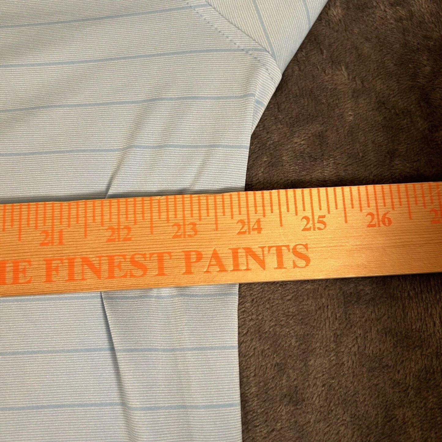 FootJoy Polo Shirt Mens Extra Large Blue Striped Golf Short Sleeve Casual Work