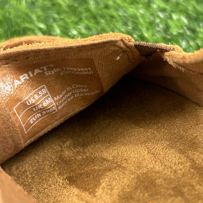 Ariat Bit Cruiser Loafers Womens 8.5 B Brown Leather Suede Shoes Slip On Comfort