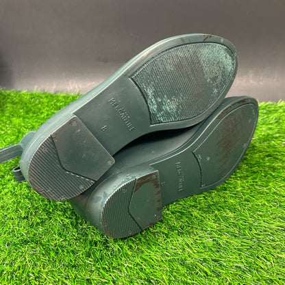 J Crew Chelsea Rain Boots Womens 8 Green Bootie Waterproof Mercantile Pull On