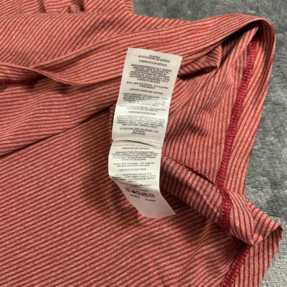 Columbia Shirt Mens XXL 2XL Red Striped Long Sleeve Omni-Wick Camp Outdoor