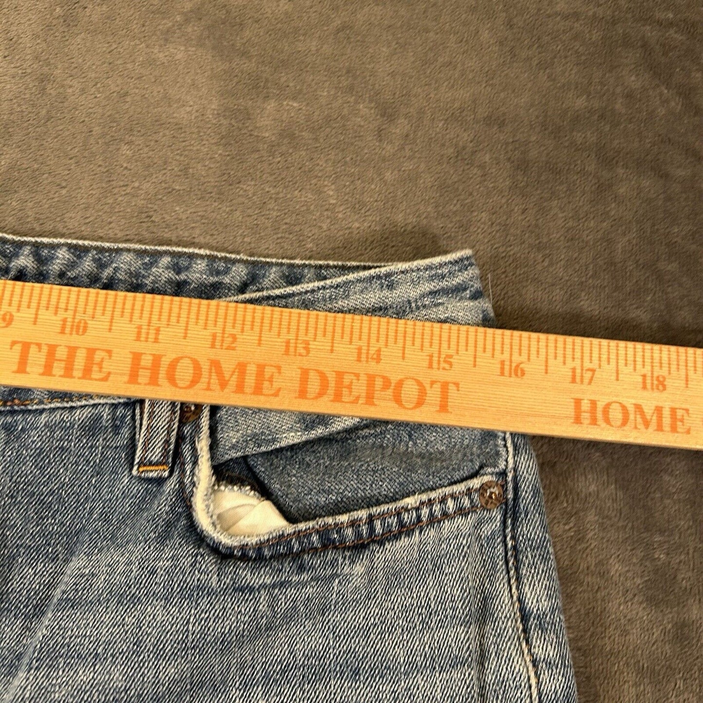 Polo Ralph Lauren Jeans Womens 20 31x32” Blue 381 Slim Straight Denim Pants