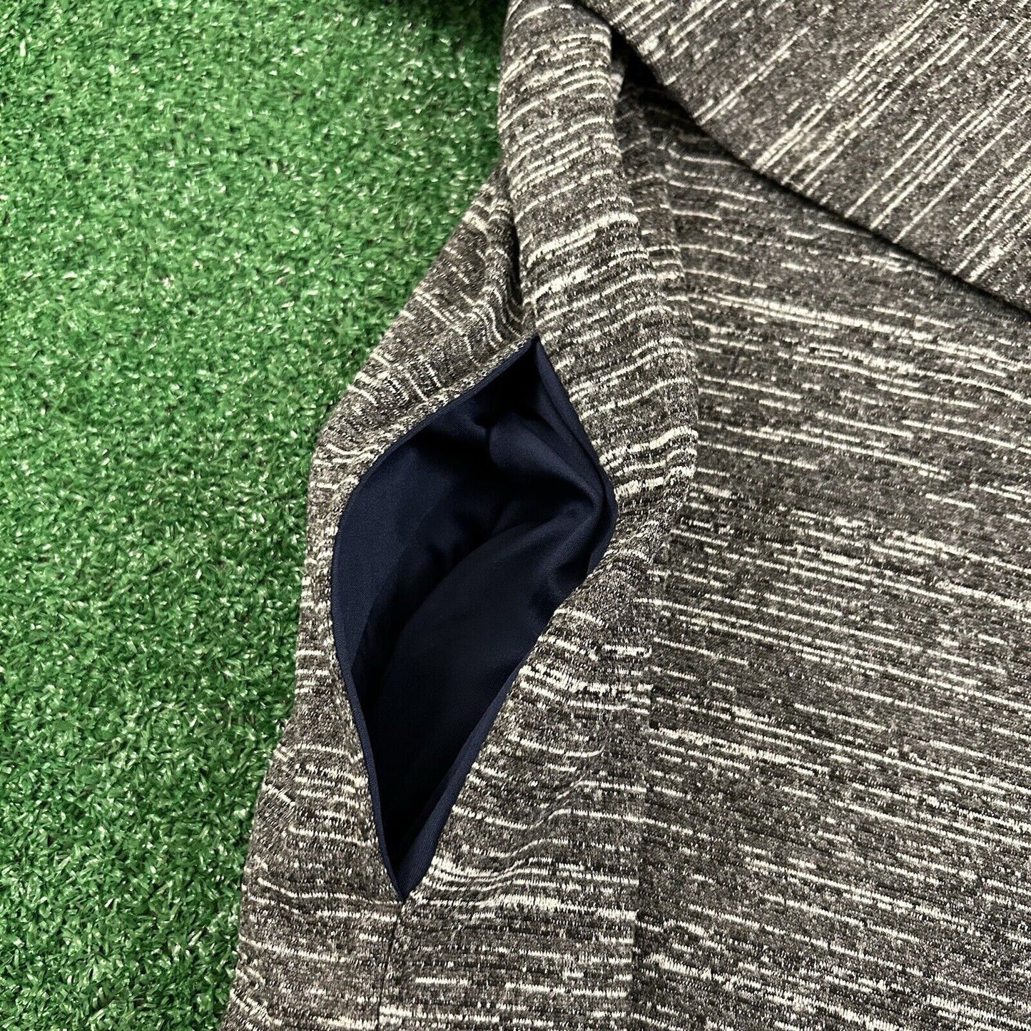 Minnesota Twins Sweater Mens Large Gray Pullover 1/4 Zip Sweatshirt Majestic