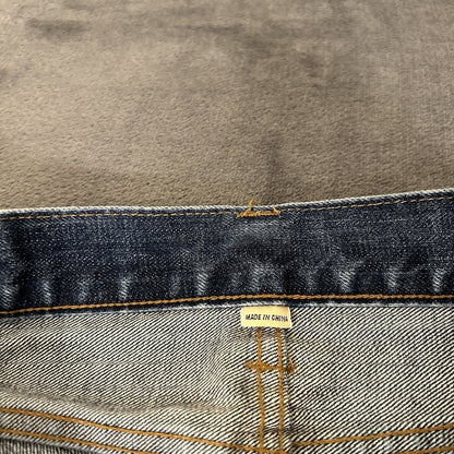 J Crew Jeans Mens 35x36" Blue Slim Boot Straight Denim Pants Western