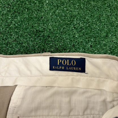 Polo Ralph Lauren Chino Pants Mens 36x34" Beige Classic Fit Casual Preppy Work
