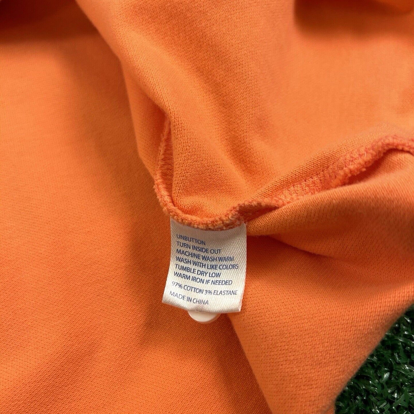 Southern Tide The Skipjack Polo Shirt Mens Extra Large Orange Peach Short Sleeve