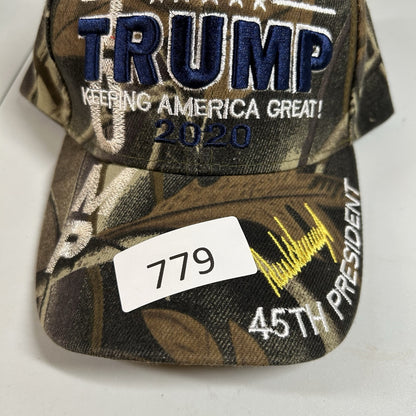 Trump Keep America Great Hat Cap Men Strap Back Green Brown Camo Hunting Outdoor