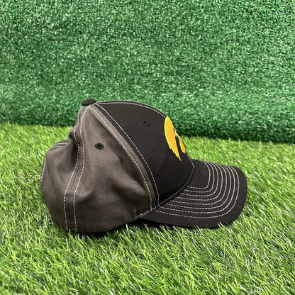 Iowa Hawkeyes Hat Cap Mens Black Gray Strapback College Zephyr Embroidered