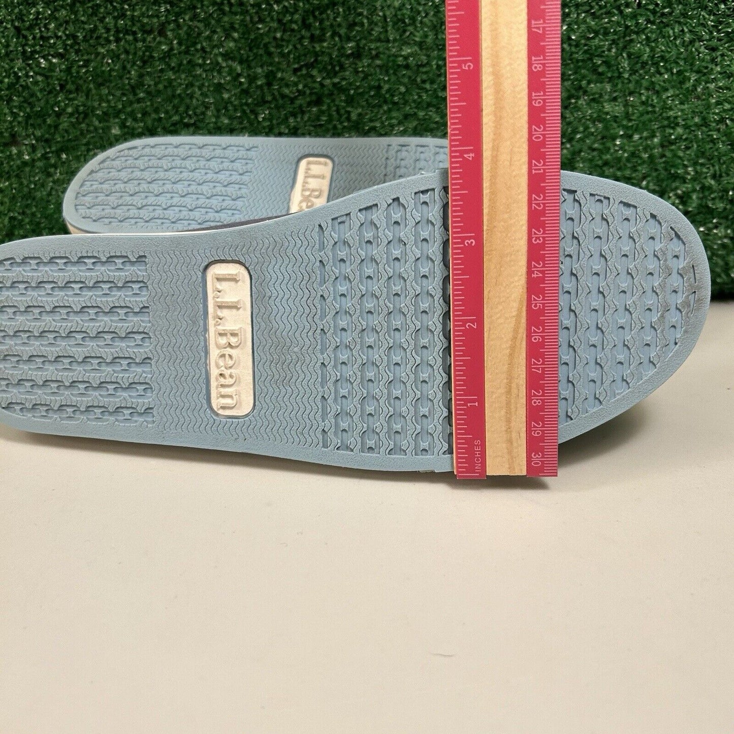 LL Bean Campside Oxford Womens 8.5 M Blue Canvas Shoes Sneakers Casual