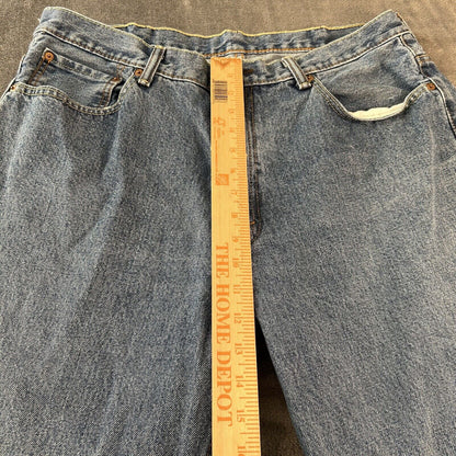 Levis 550 Jeans Mens 38x34" Blue Original Straight Leg Denim Pants Casual Work