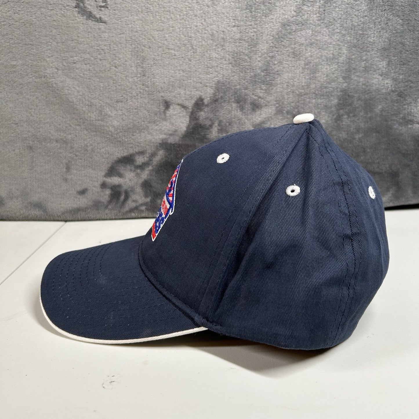 Building Homes for Heroes Baseball Hat Cap Mens Strap Back Blue Red Adjustable