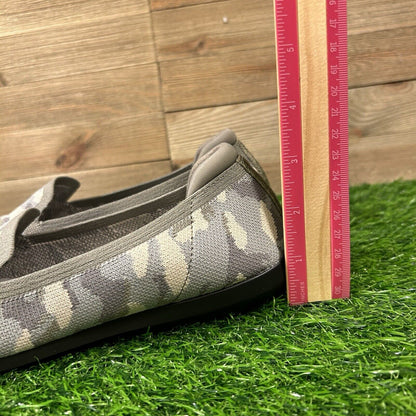 Clarks Cloudsteppers Carly Dream Loafer Womens 8 M Gray Camo Shoes Comfort