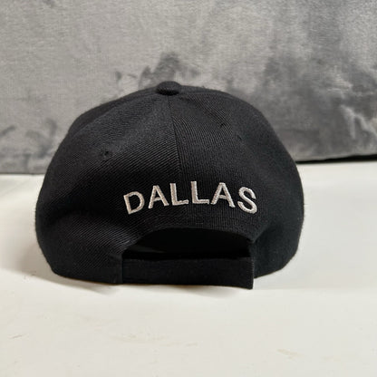Dallas Cowboys Hat Cap Mens Dark Navy Strap Back NFL Football Retro Spellout