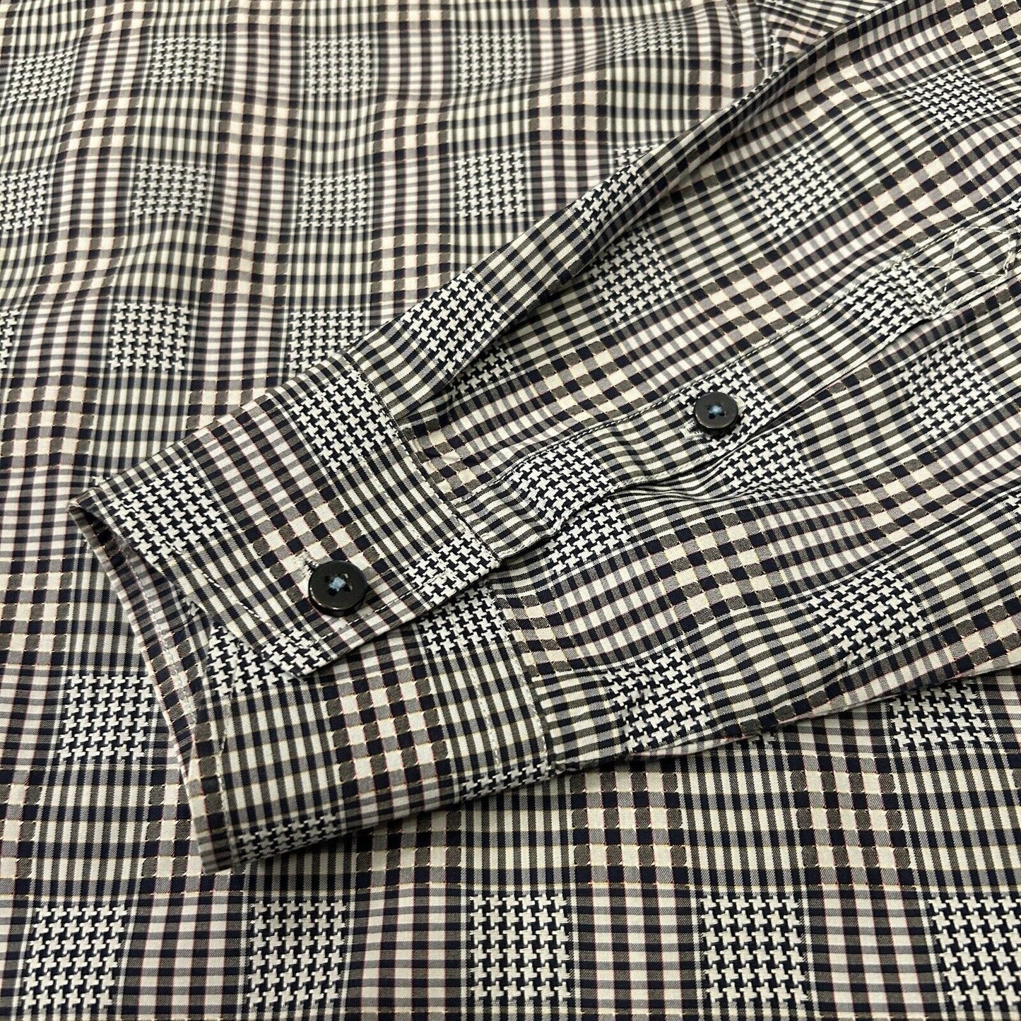 Tommy Bahama Button Up Shirt Mens Large Blue White Plaid Island Modern Fit