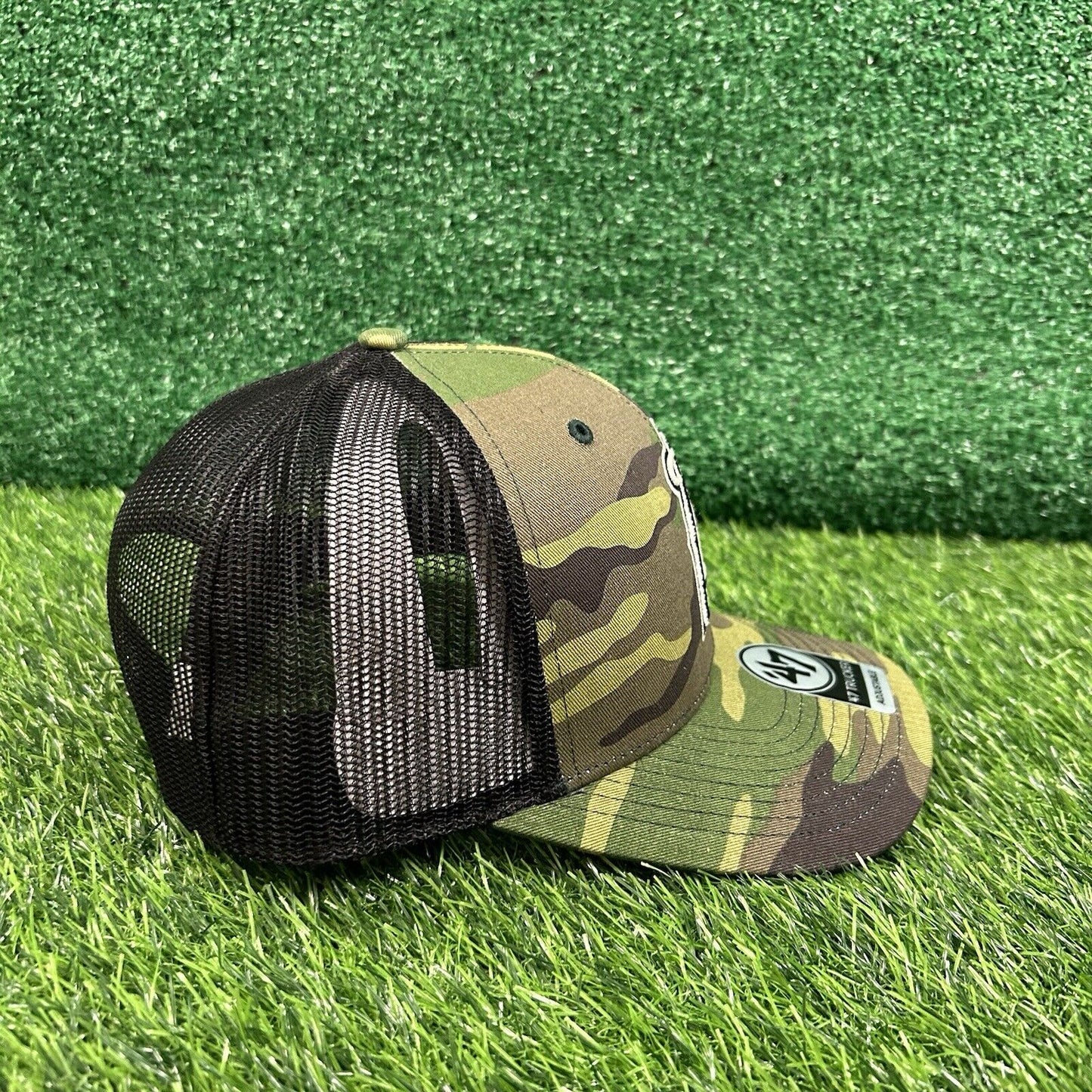 Los Angeles Angels New Era Trucker Hat Cap Mens Camo Snapback Baseball MLB NEW