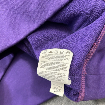 Nike Sweater Womens Medium Purple Pullover Hooded Sweatshirt Therma Fit Check