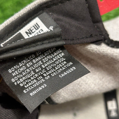 Chicago Cubs Hat Cap Mens Gray Red Snapback New Era MLB Baseball Logo Wool