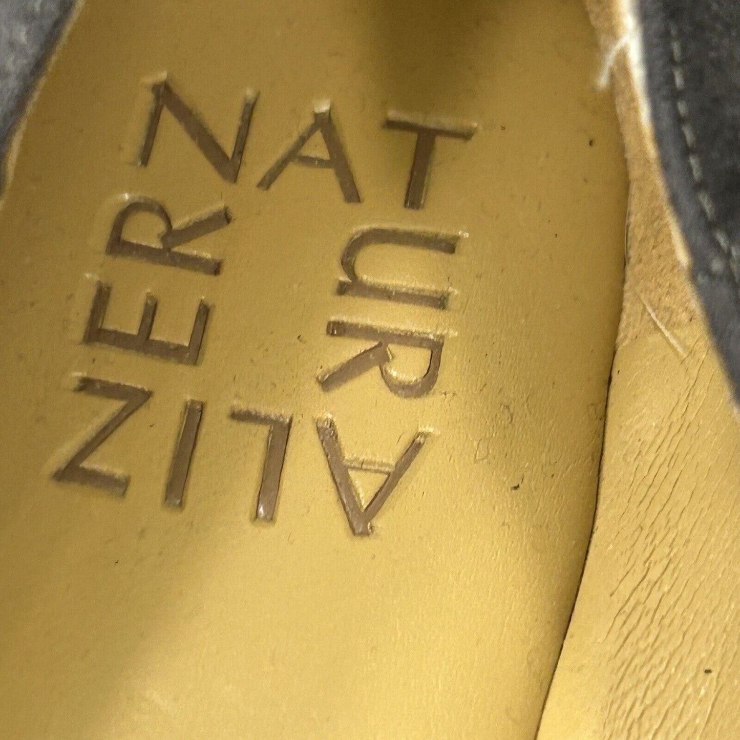 Naturalizer Kate Flats Womens 7.5 M Gray / Light Blue Shoe Loafer Slip On Casual