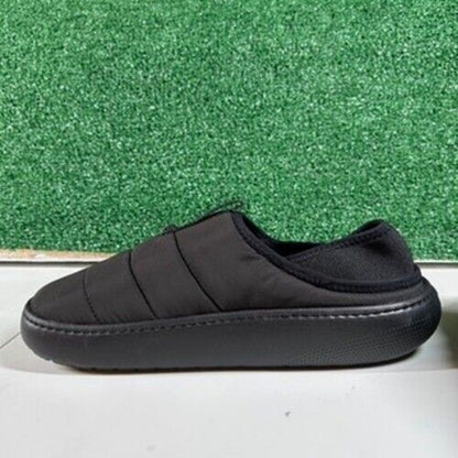Crocs Classic Puff Moc Slip On Comfort Traction Mule Black Shoes Mens 9 Womes 11