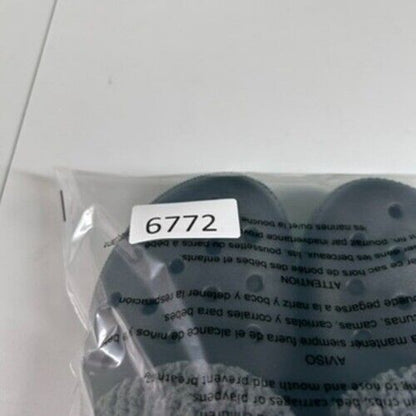 Crocs Classic Blitzen IV Lined Clog Fuzzy Fur Slip On Comfort Black Womens 8 New