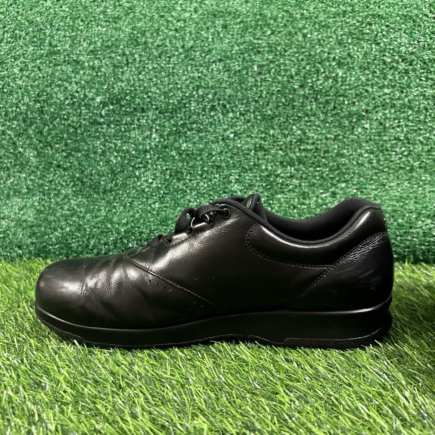 SAS Free Time Womens 9 Black Leather Shoes Sneaker Athletic Walking Comfort