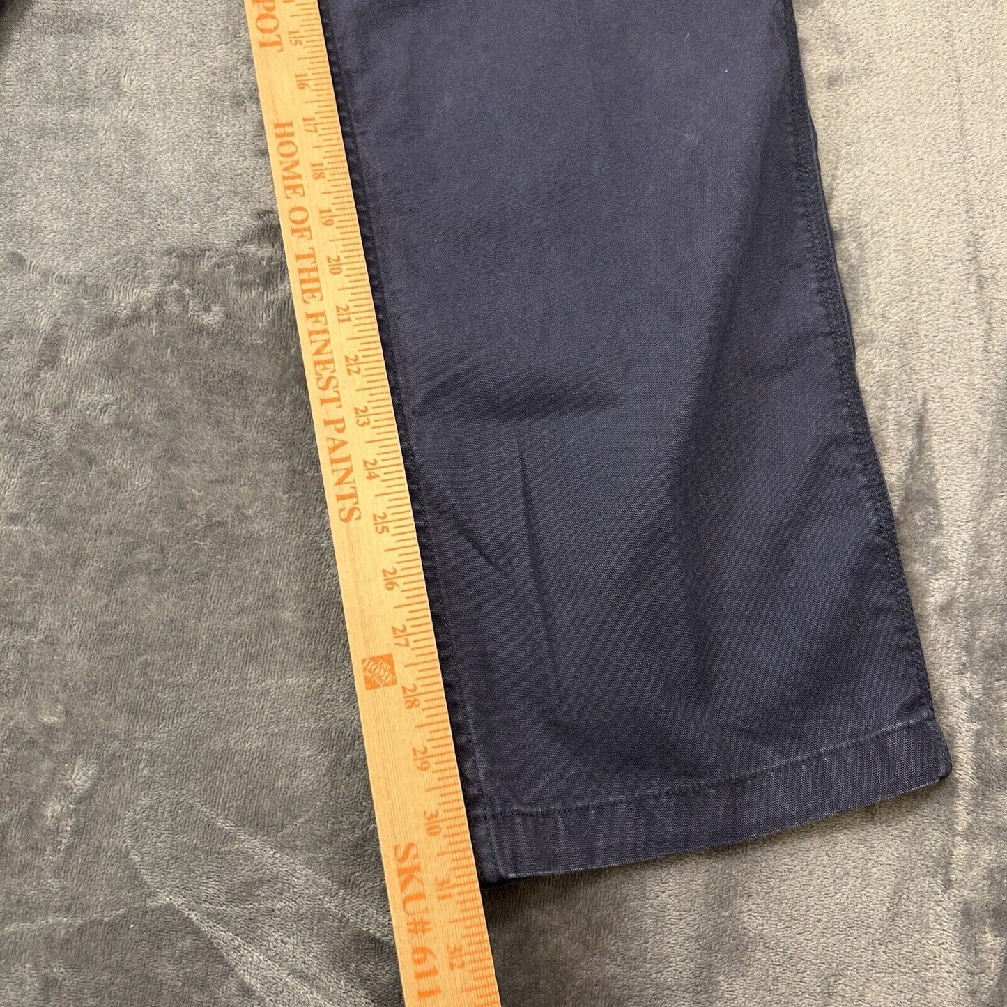 Carhartt Flame Resistant Pants Mens 40x30” Blue Chino Work Outdoor Side Pockets