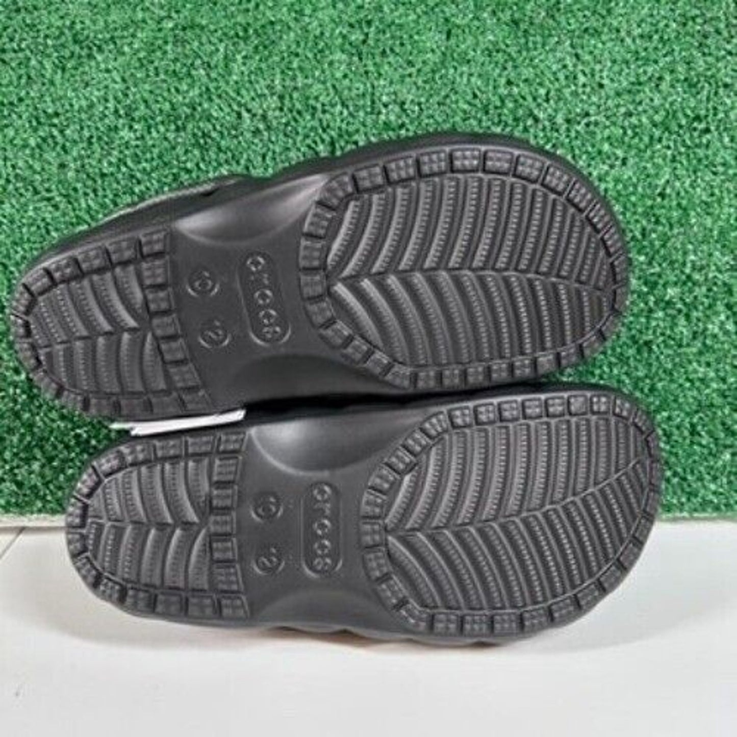 Crocs Classic Lined Overpuff Clogs Comfort Slip On Casual Black Mens 10 New