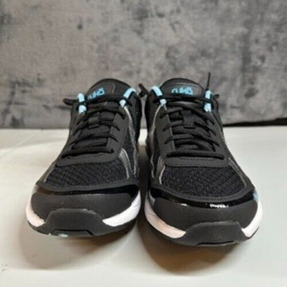 Ryka Dash 3 Walking Shoes Athletic Comfort Training Black Blue Womens 9M New