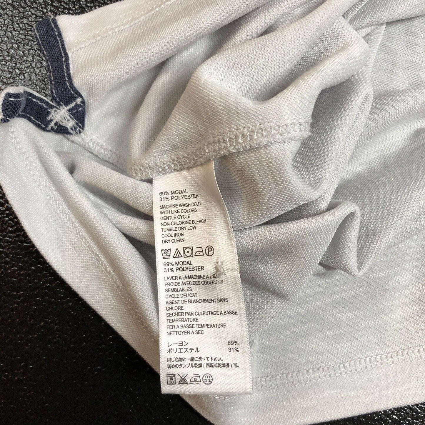 Tommy Bahama Polo Shirt Mens Medium Gray Modal Short Sleeve Beach Golf Casual