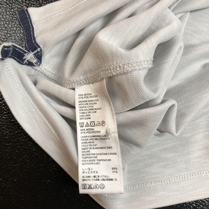 Tommy Bahama Polo Shirt Mens Medium Gray Modal Short Sleeve Beach Golf Casual