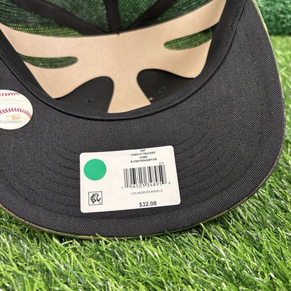 Los Angeles Angels New Era Trucker Hat Cap Mens Camo Snapback Baseball MLB NEW
