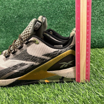 Reebok Nano X1 Mens 12 Brown Black Shoes Sneaker Athletic National Gegraphic