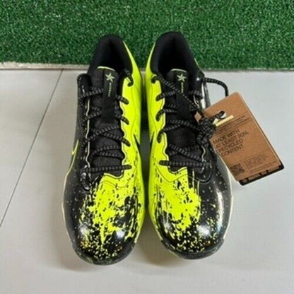 Nike Alpha Huarache 4 Baseball Cleats Keystone 4 Black Lime Mens 11.5 FV6098-001